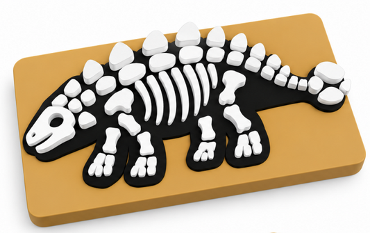 Ankylosaurus 3D Dinosaur Skeleton Puzzle with Storage Box