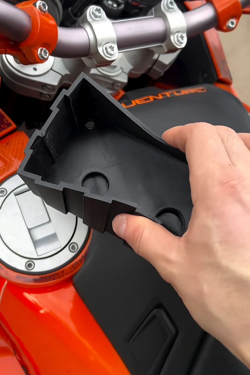 KTM BATTERY COVER for  KTMs 400 640 950 990 660 625, 1996-2020 - Part Number 58411053050